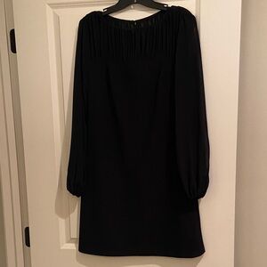 Elegant Black Long Sleeve Dress